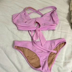 Stunning pink bathing suit great condition